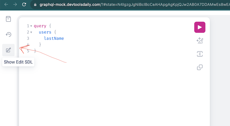 open Set SDL Schema pane open Set SDL Schema pane